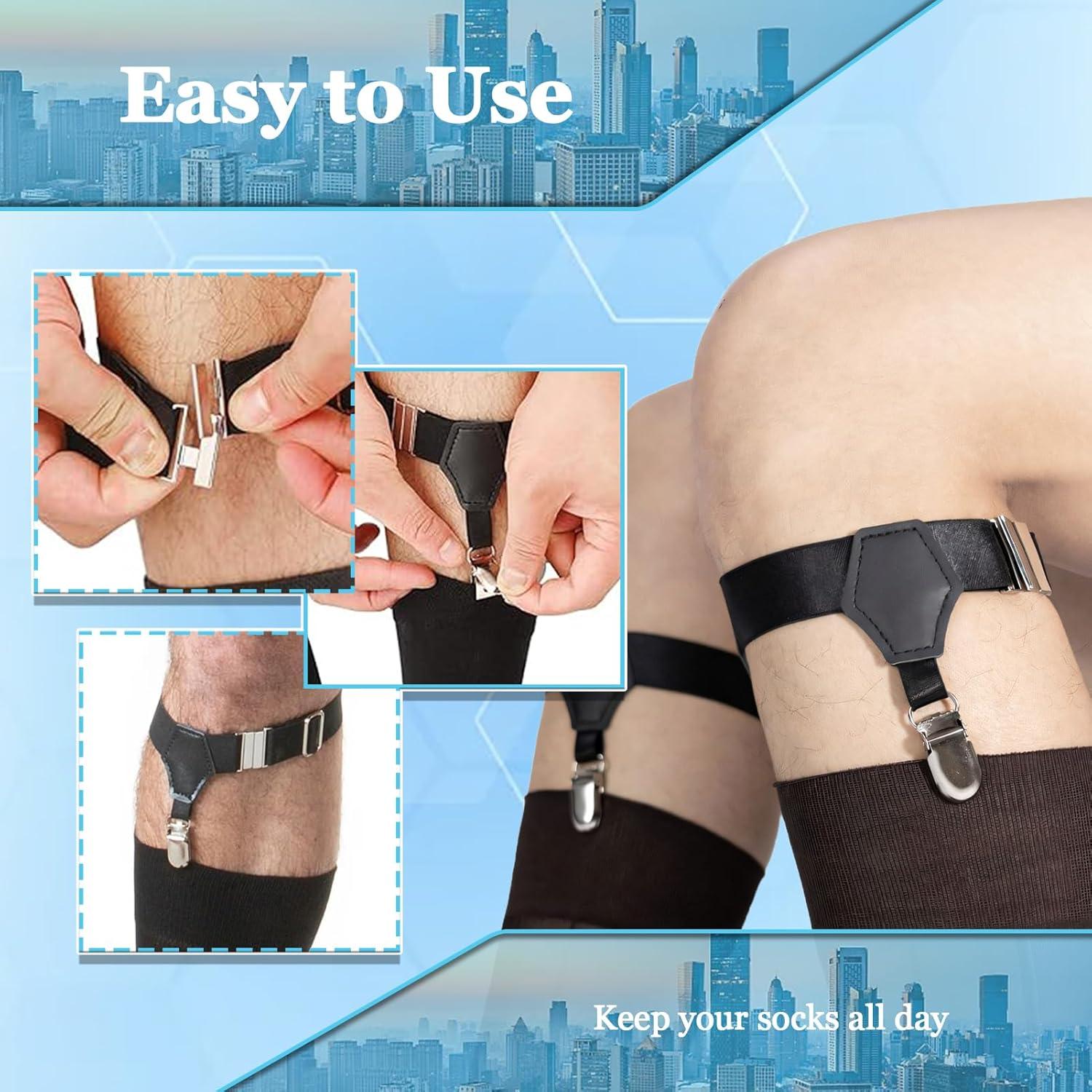 Suspensores de Medias Stay Gent para Hombres - Ajustables y Antideslizantes