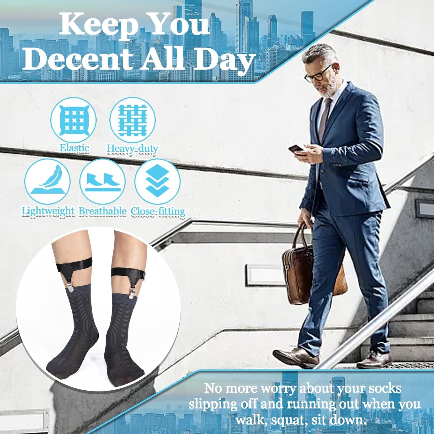 Suspensores de Medias Stay Gent para Hombres - Ajustables y Antideslizantes