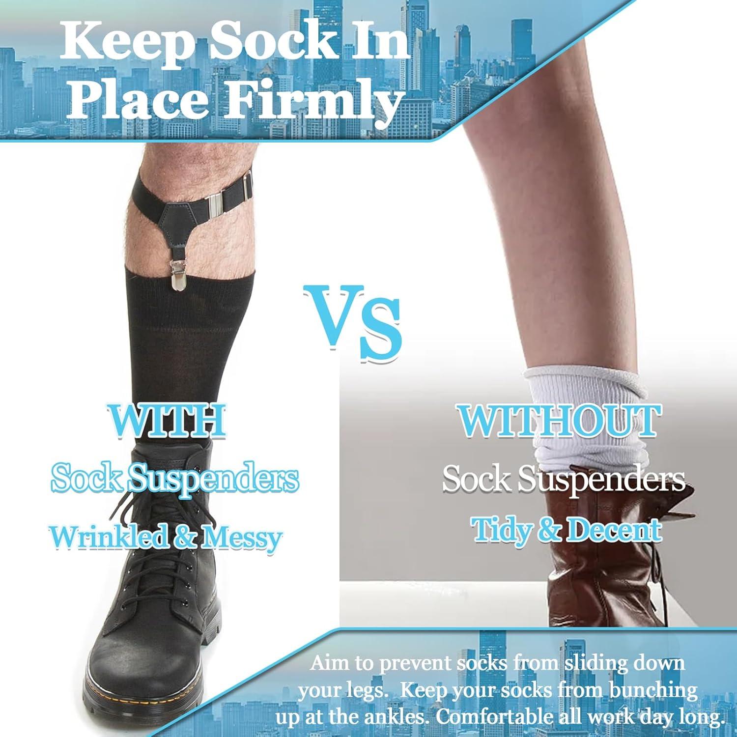 Suspensores de Medias Stay Gent para Hombres - Ajustables y Antideslizantes