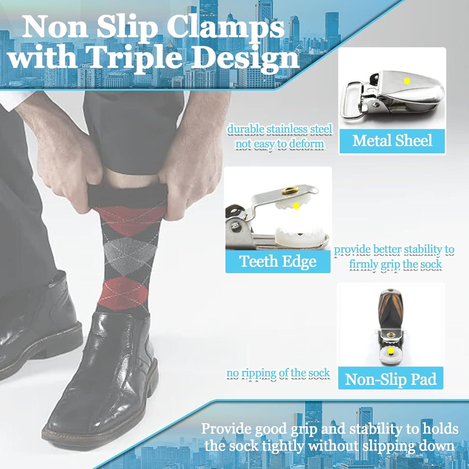 Suspensores de Medias Stay Gent para Hombres - Ajustables y Antideslizantes