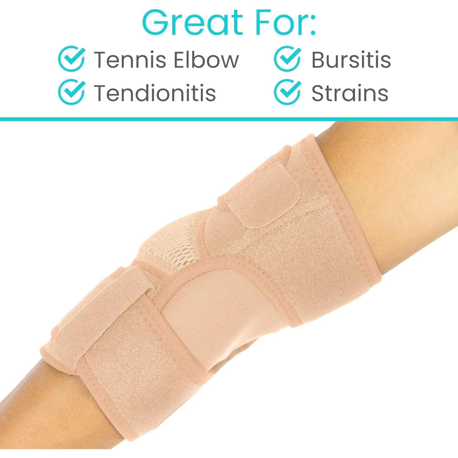 Faja de Codo Vive Health Estándar Beige - Compresión para Tendonitis