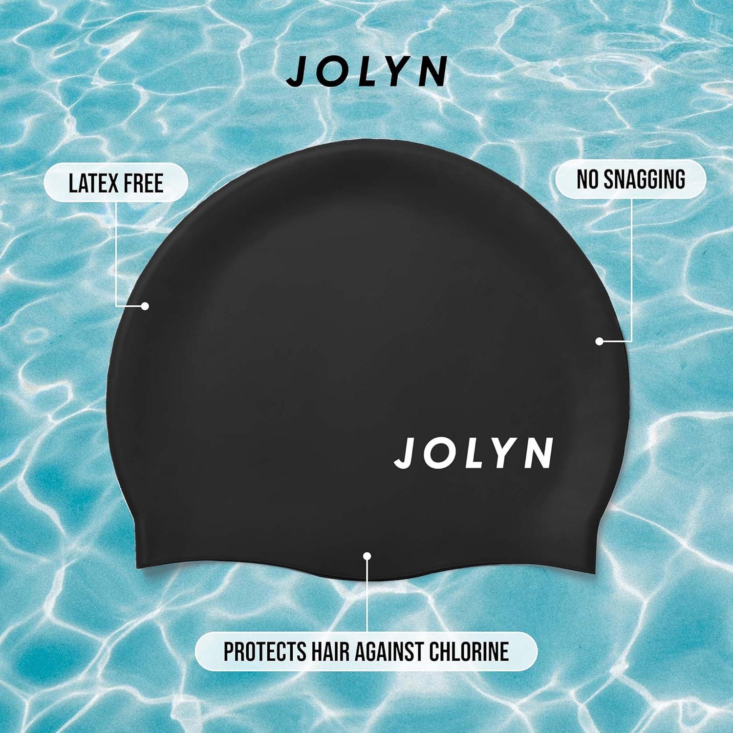 Gorro de Natación JOLYN Unisex de Silicona para Adultos