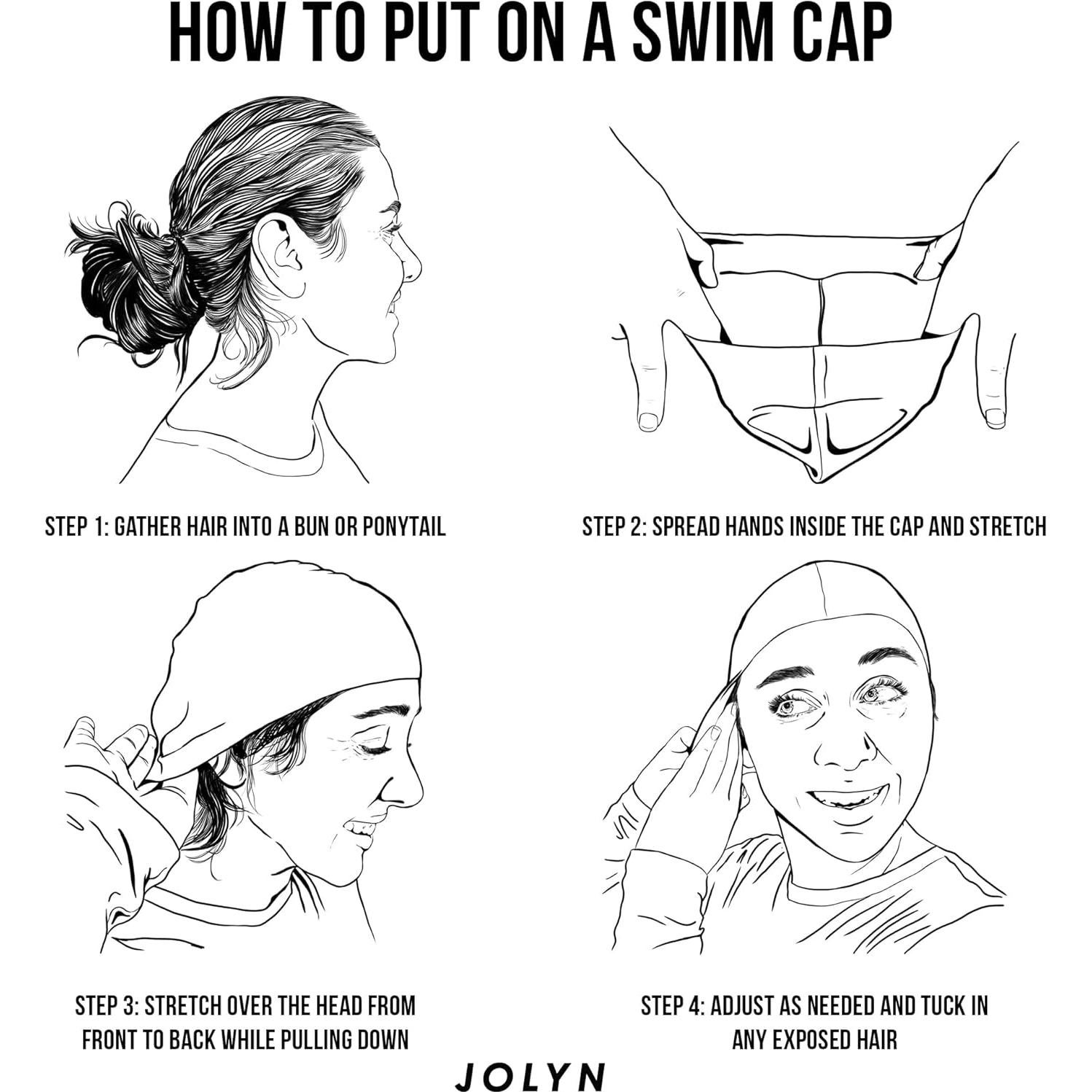 Gorro de Natación JOLYN Unisex de Silicona para Adultos