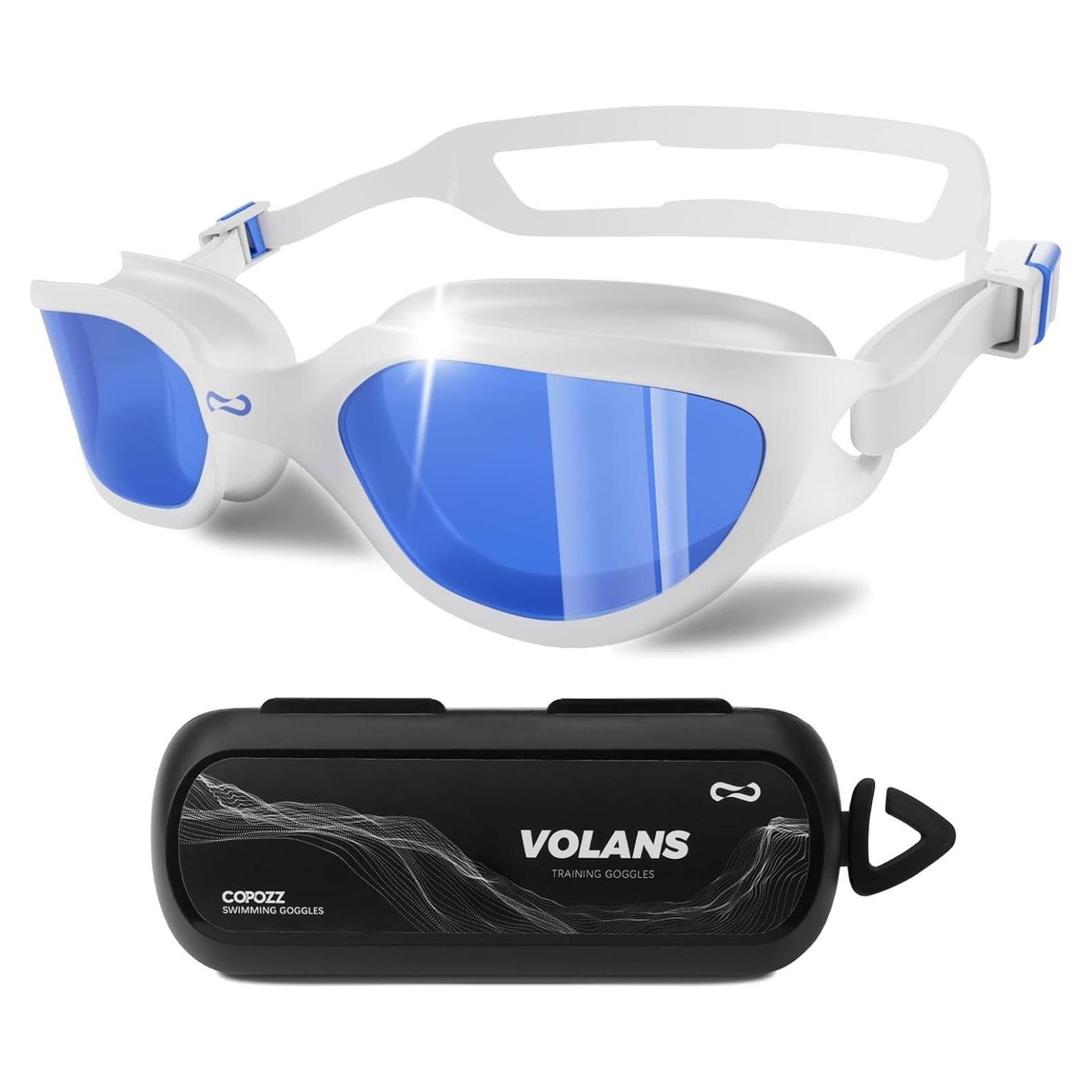 Gafas de natación COPOZZ para adultos con protección UV y antiempañante