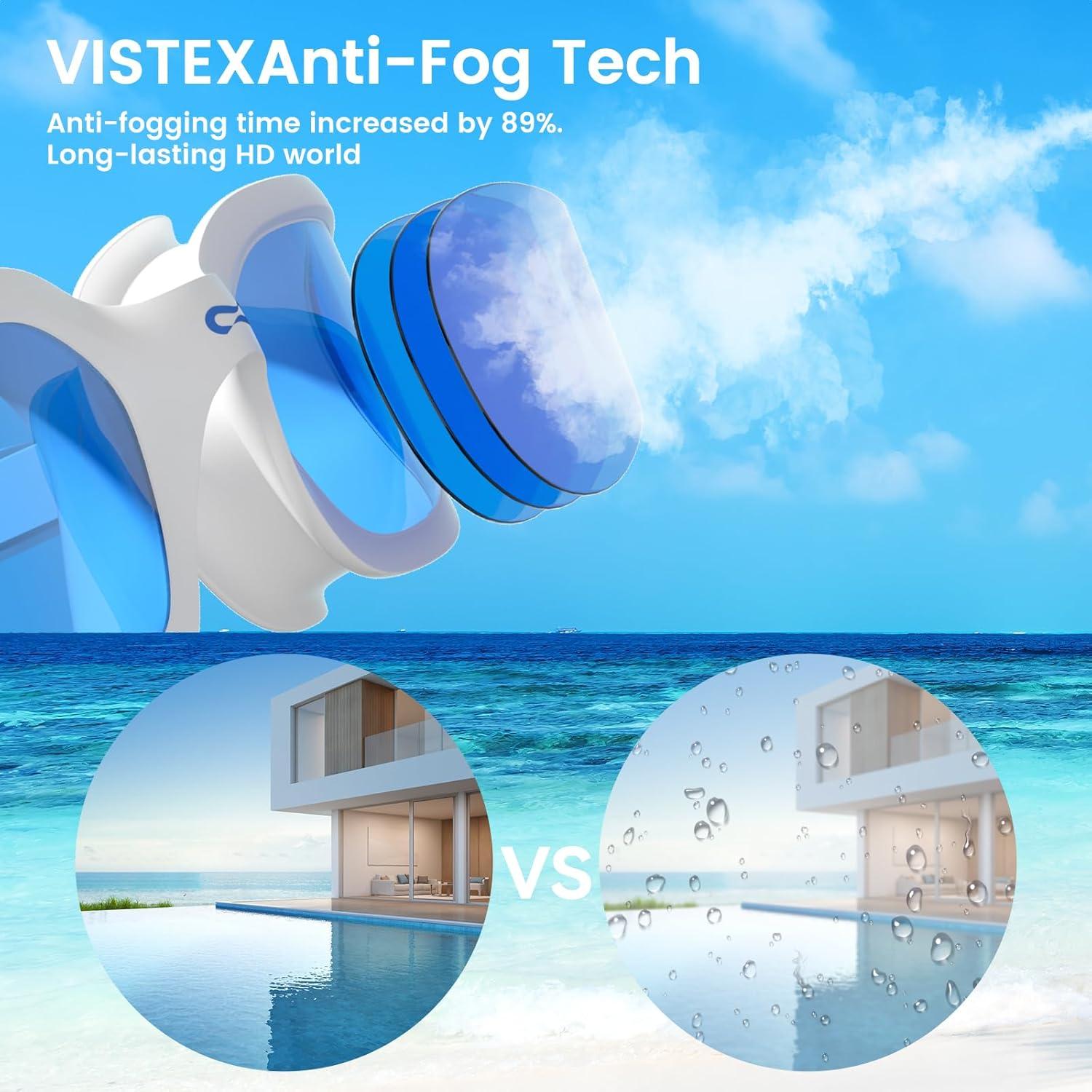 Gafas de natación COPOZZ para adultos con protección UV y antiempañante