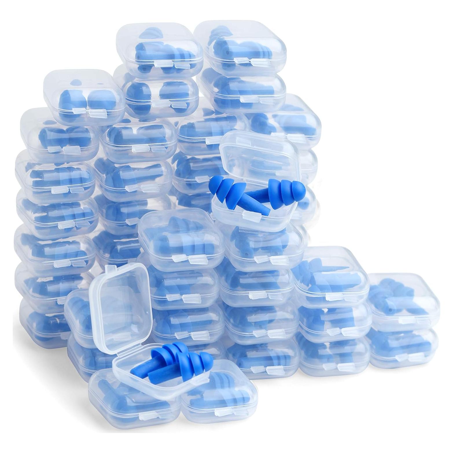 50 Pares de Tapones de Silicona Quality Plugs Reutilizables Impermeables