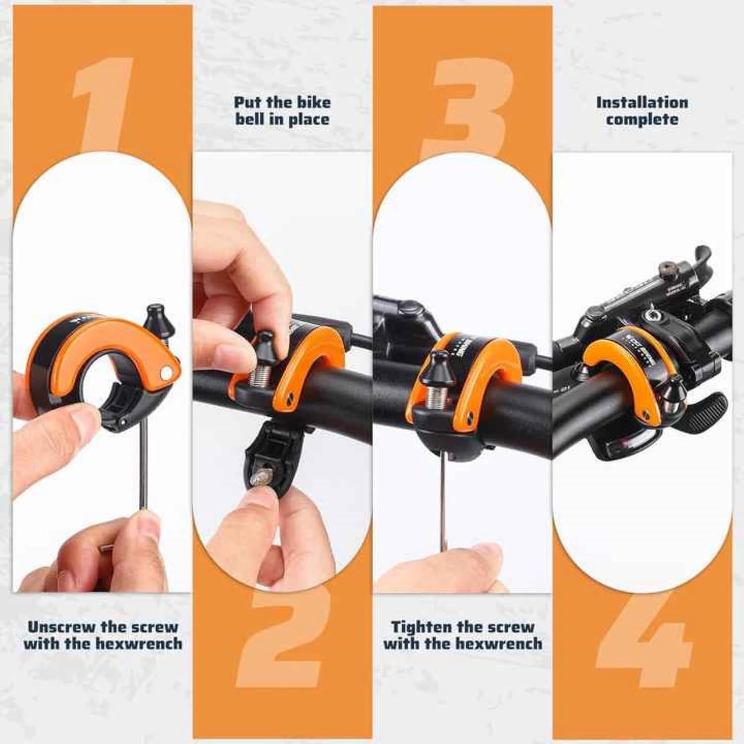 Timbre de Bicicleta Oculto Phidinova EH-1 100db Manillar 22.2mm