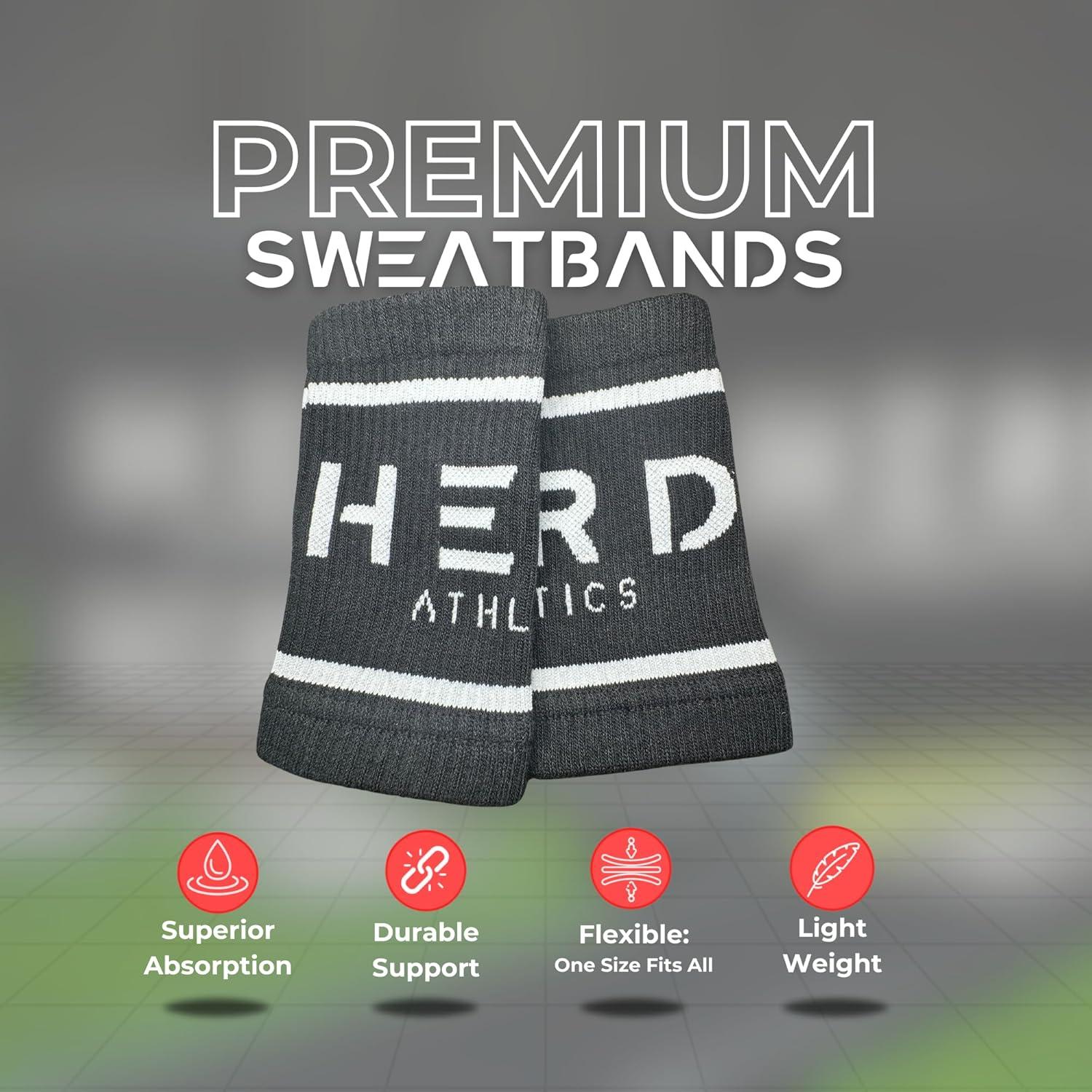 Muñequera de Algodón Herd Athletics - Soporte Antitranspirante