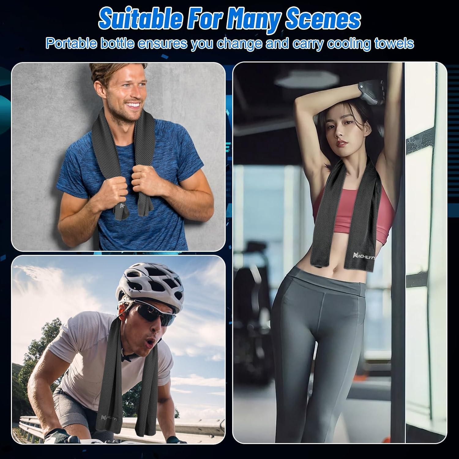 Toallas Refrigerantes NACHLYNN 2 Pcs 101.6x30.5cm Transpirables