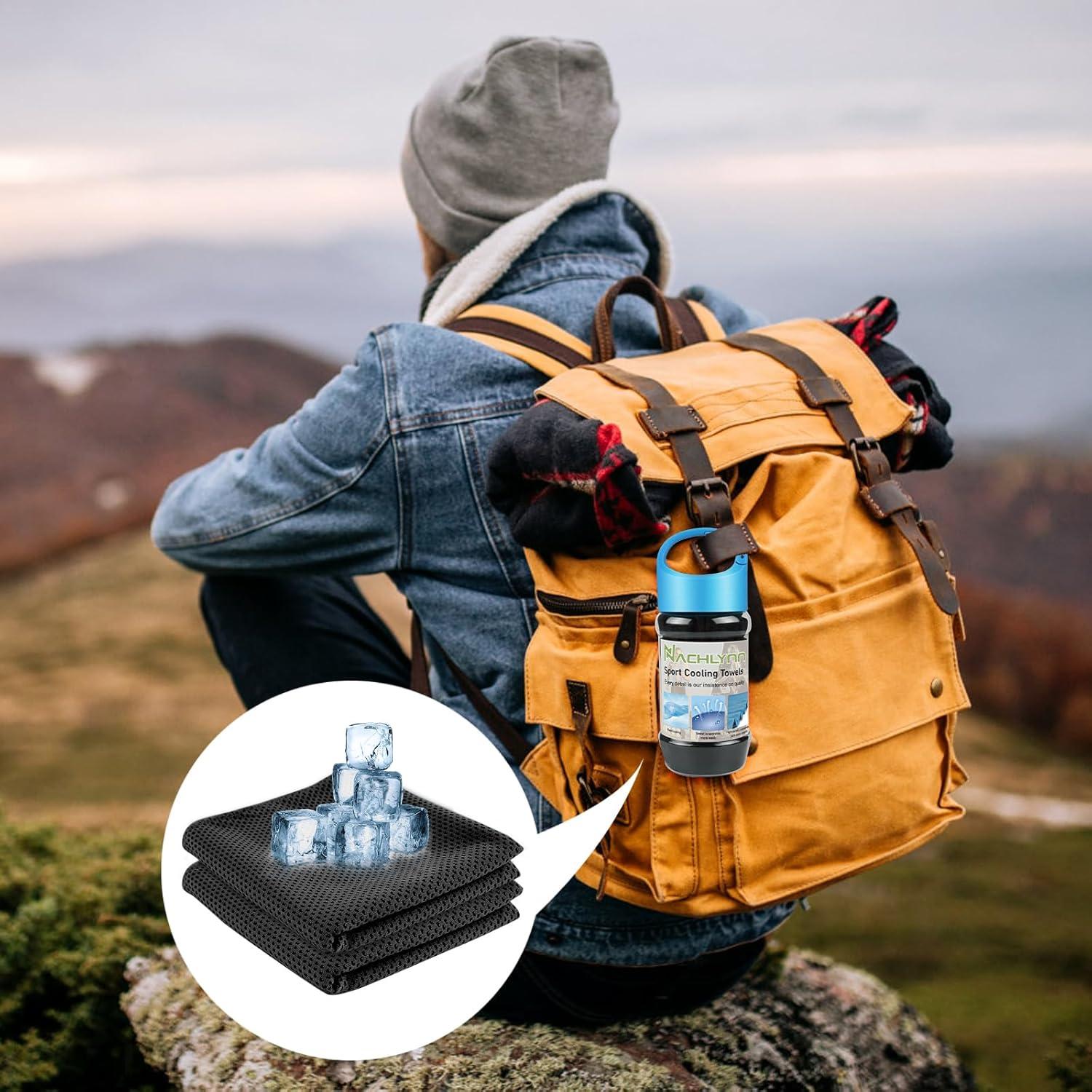 Toallas Refrigerantes NACHLYNN 2 Pcs 101.6x30.5cm Transpirables