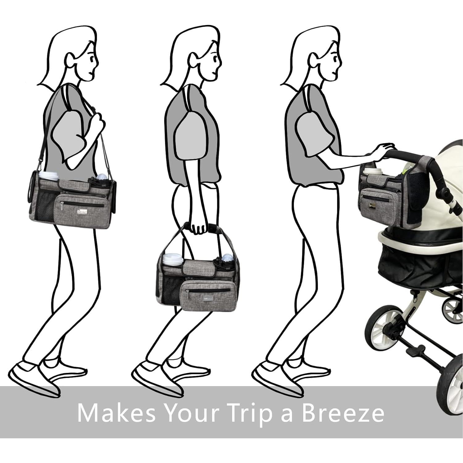 Organizador Universal para Cochecito TOPDesign - Oro Barroco