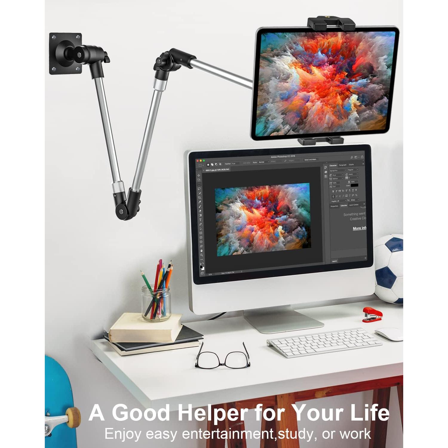 Soporte de Pared para Tablet Woleyi, Brazo Plegable 86 cm