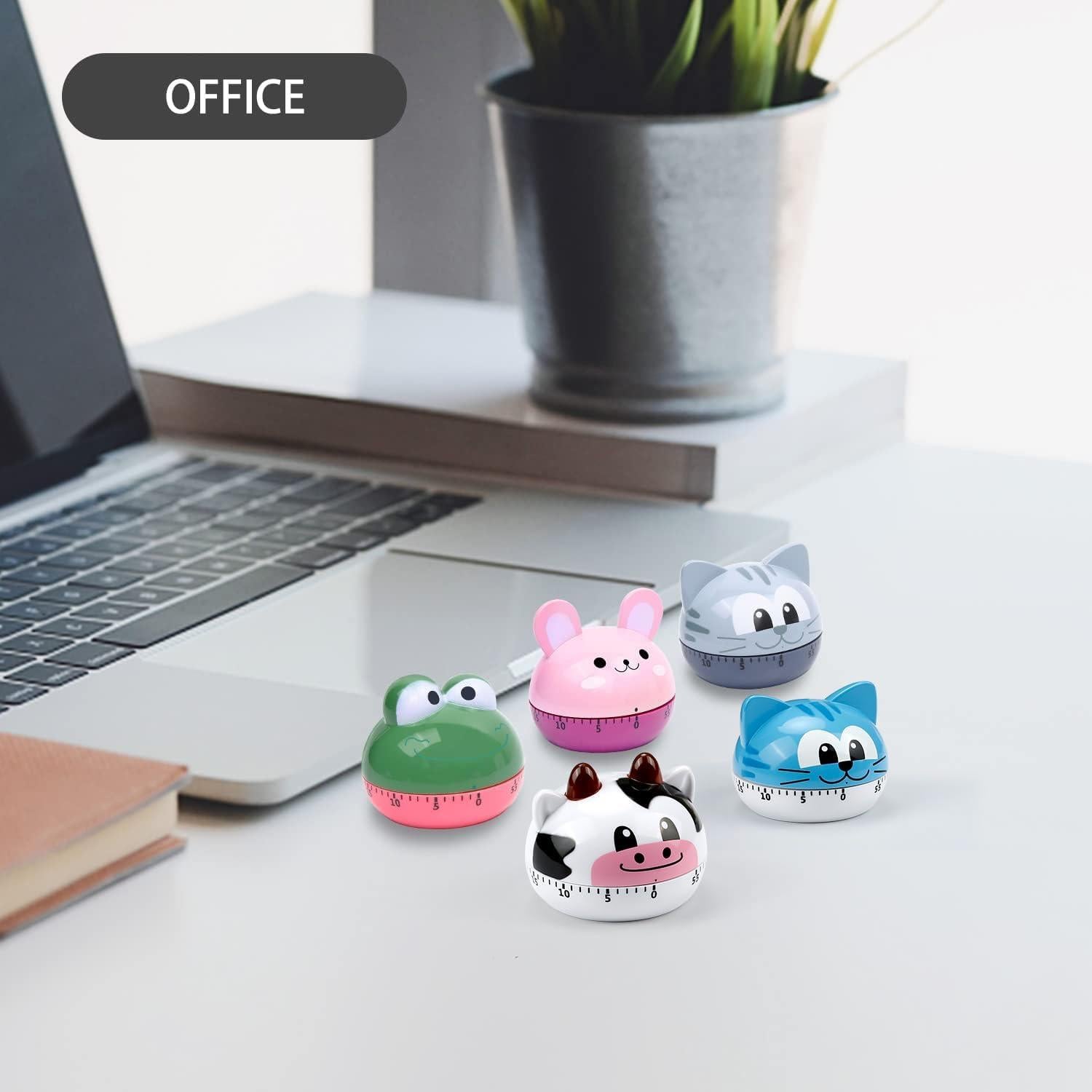 Temporizador de Cocina Mecánico AUDRWALL Gato Azul 90g