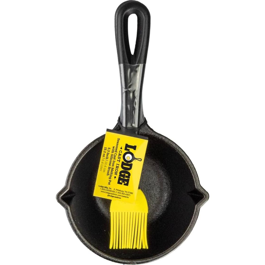 Olla de Hierro Fundido Lodge 0.5 Cuartos + Pincel Silicona