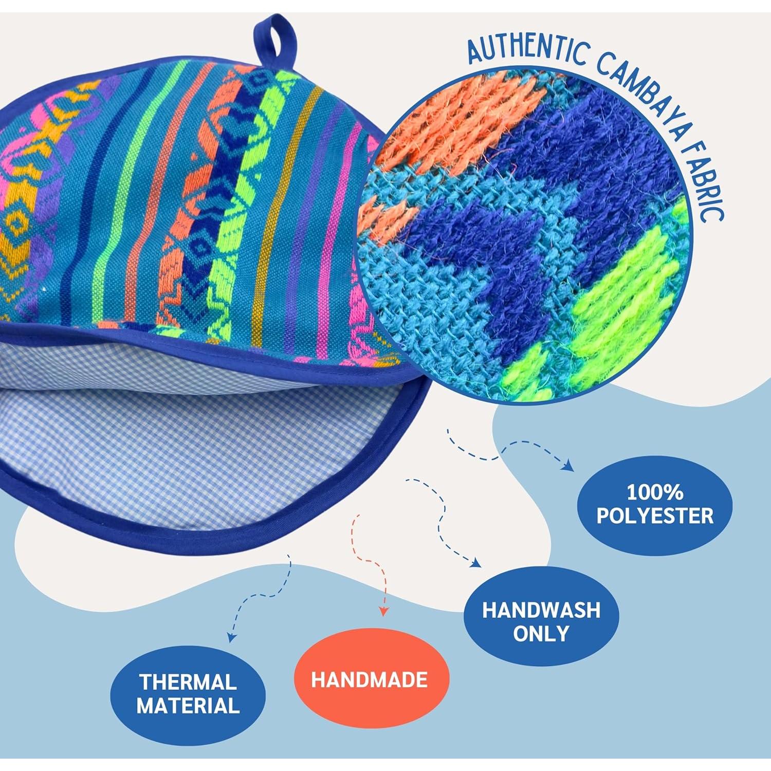 Calentador de Tortillas AXR Hecho a Mano 30 cm Tela Cambaya