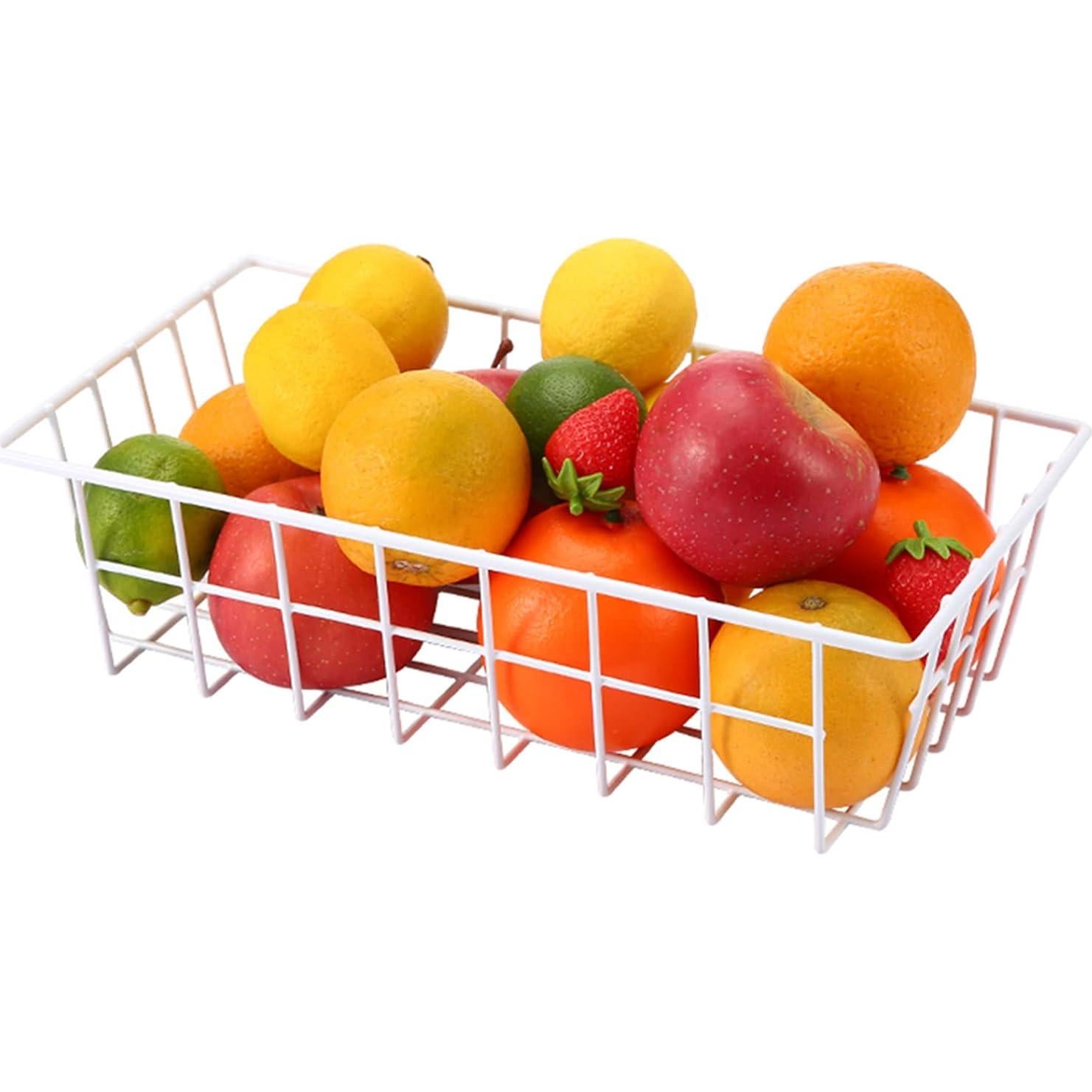 Cestas de Almacenamiento de Alambre Orgneas - Set de 4, 33x17.5x8.9 cm