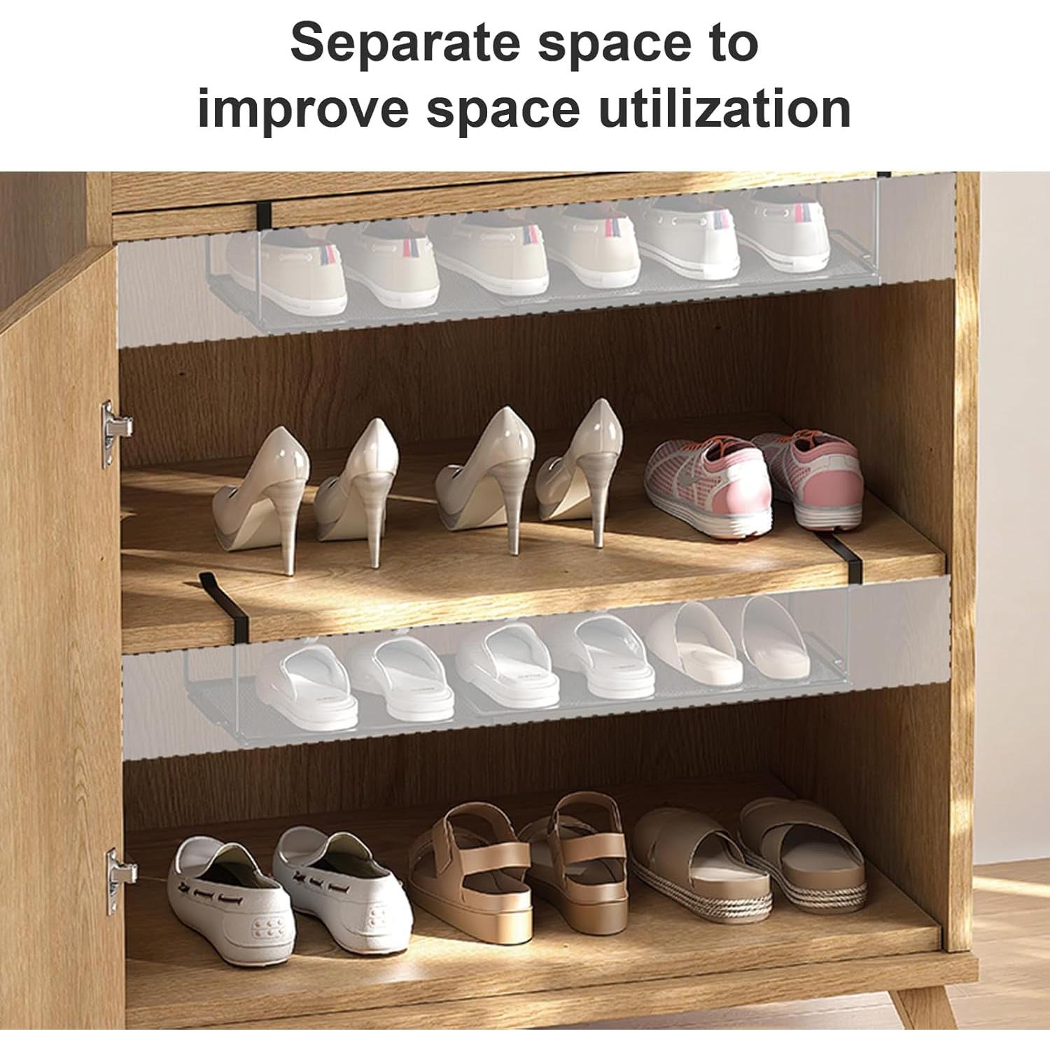 Organizador Bajo Estante FUCIHOMA Negro Expandible 38-70 cm