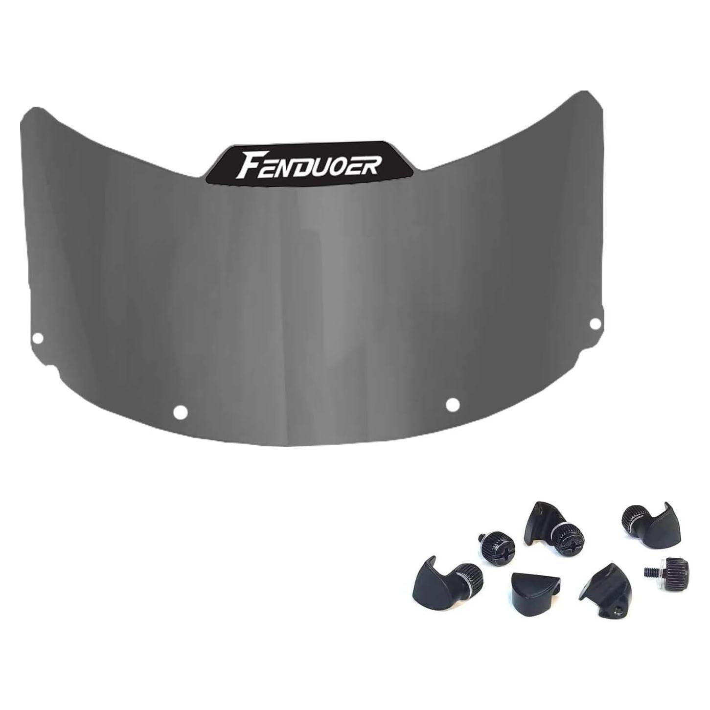 Visera de Softball Fenduoer SV-Negro con Clips y Protección UV