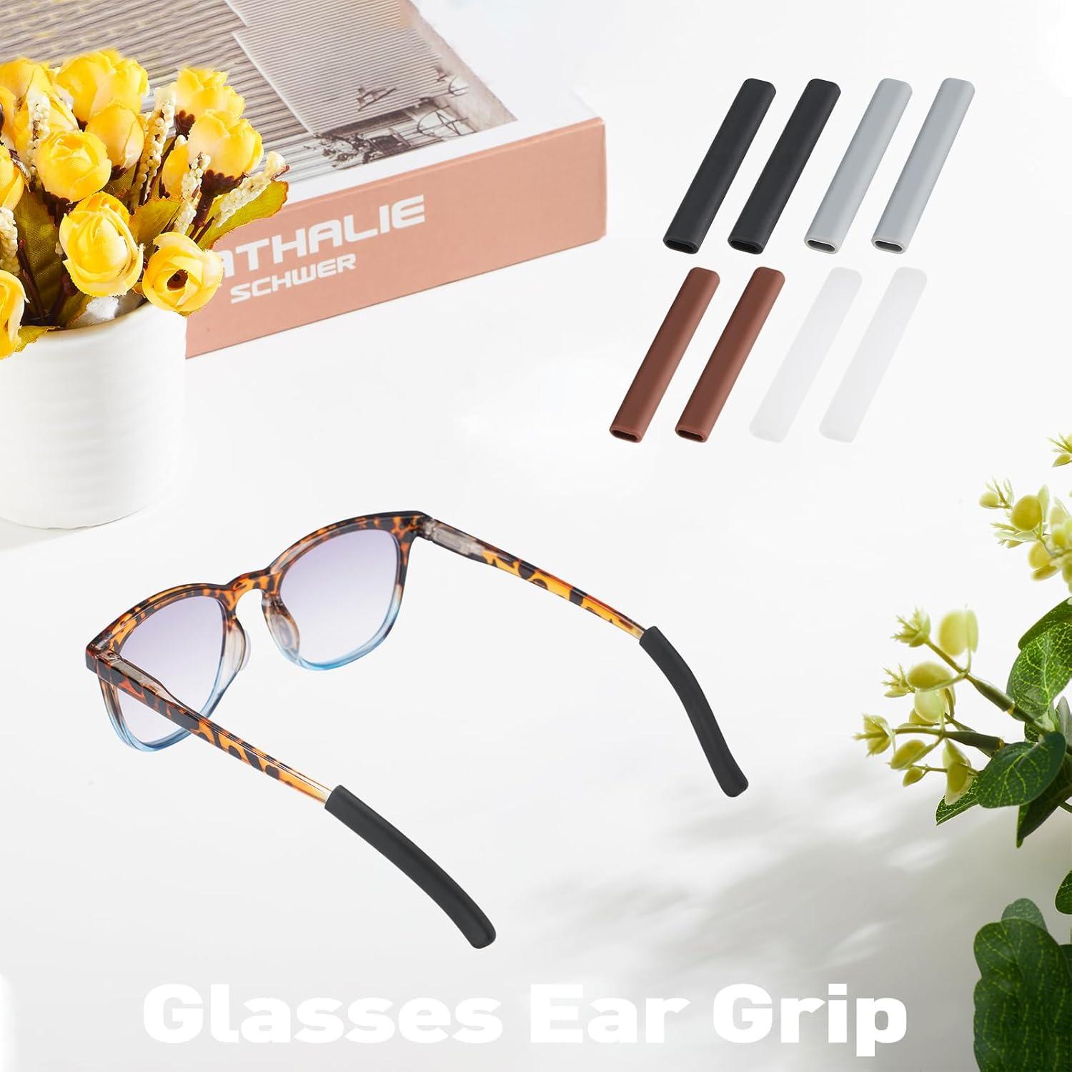 Cojines de Oído Antideslizantes Fusanwin para Gafas - 3 Pares