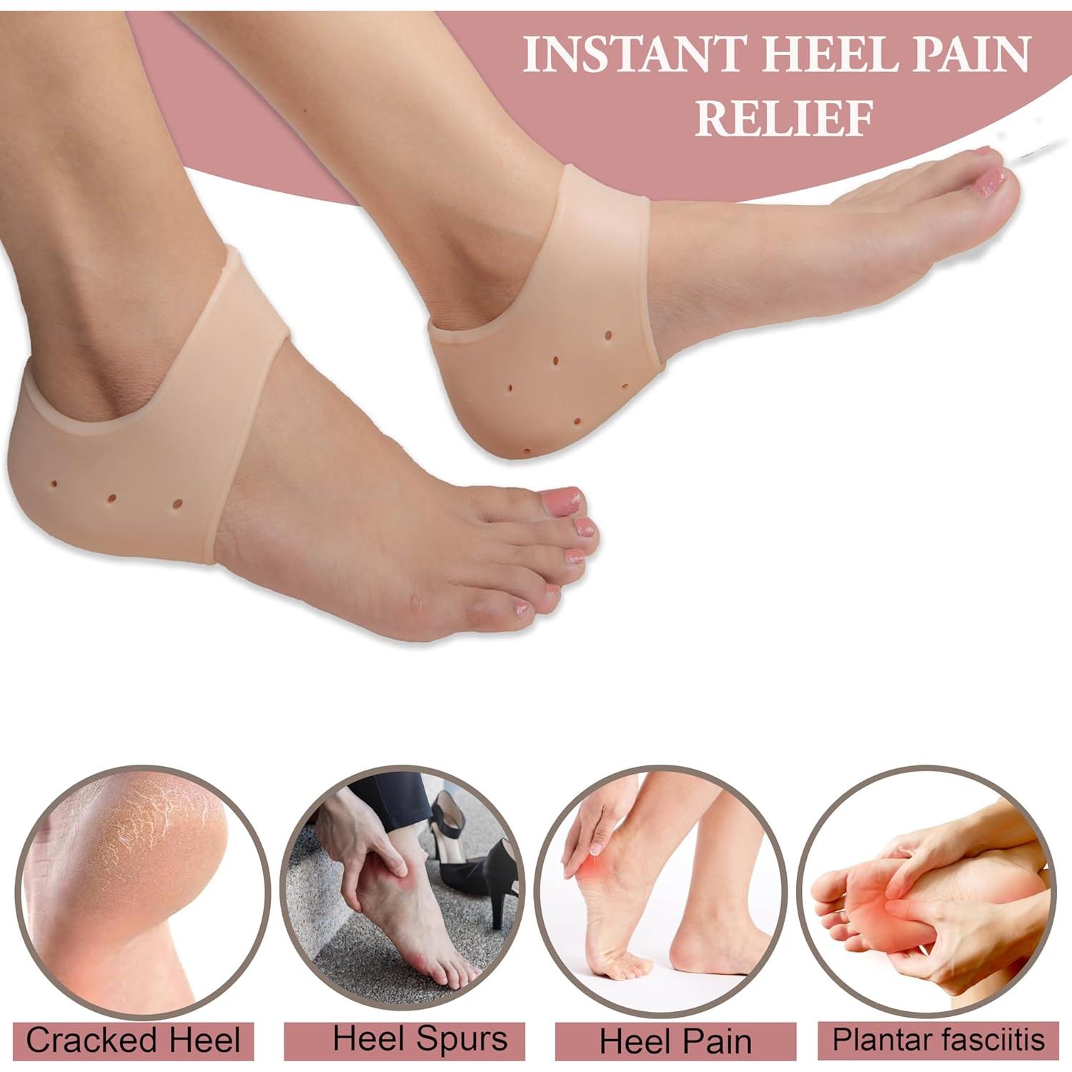 Protectores de Talones de Silicona Wonder Care - Paquete de 2