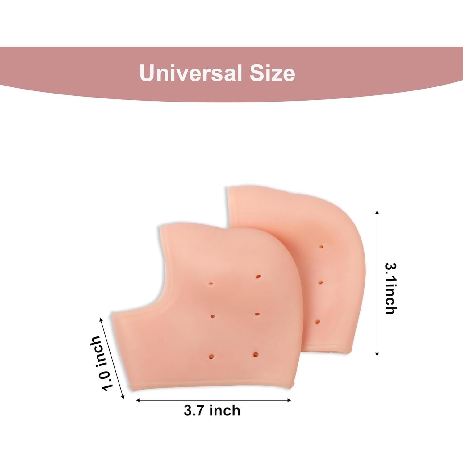 Protectores de Talones de Silicona Wonder Care - Paquete de 2