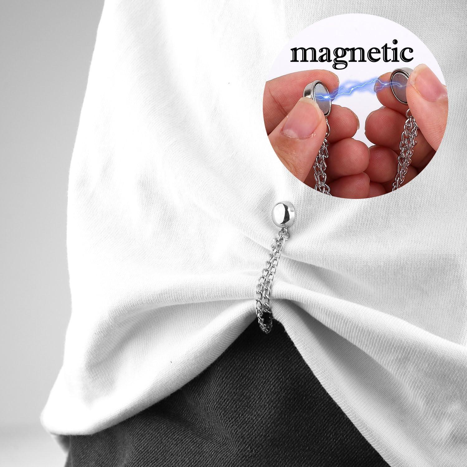 4 Clips Magnéticos para Ropa NQEUEPN - Ajuste Sin Alfileres