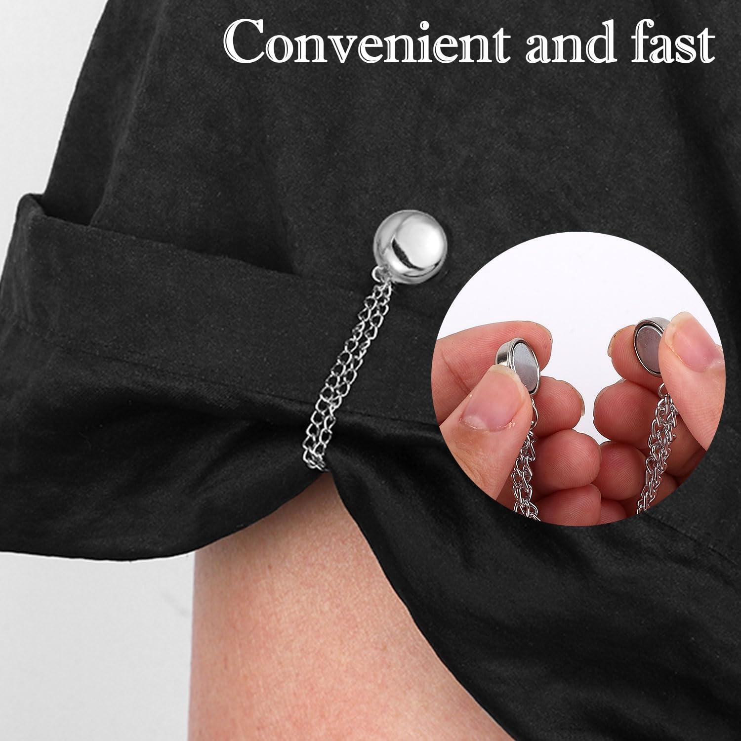 4 Clips Magnéticos para Ropa NQEUEPN - Ajuste Sin Alfileres