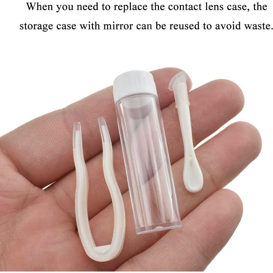 Estuche para Lentes de Contacto HAHIYO Kit Negro 2 Piezas