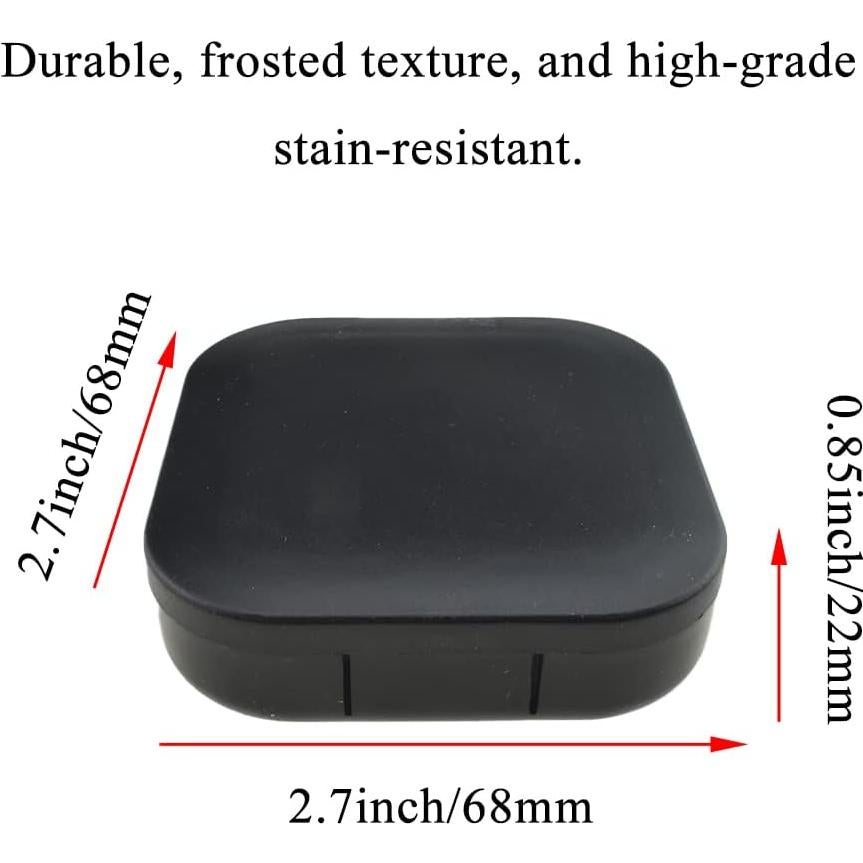 Estuche para Lentes de Contacto HAHIYO Kit Negro 2 Piezas