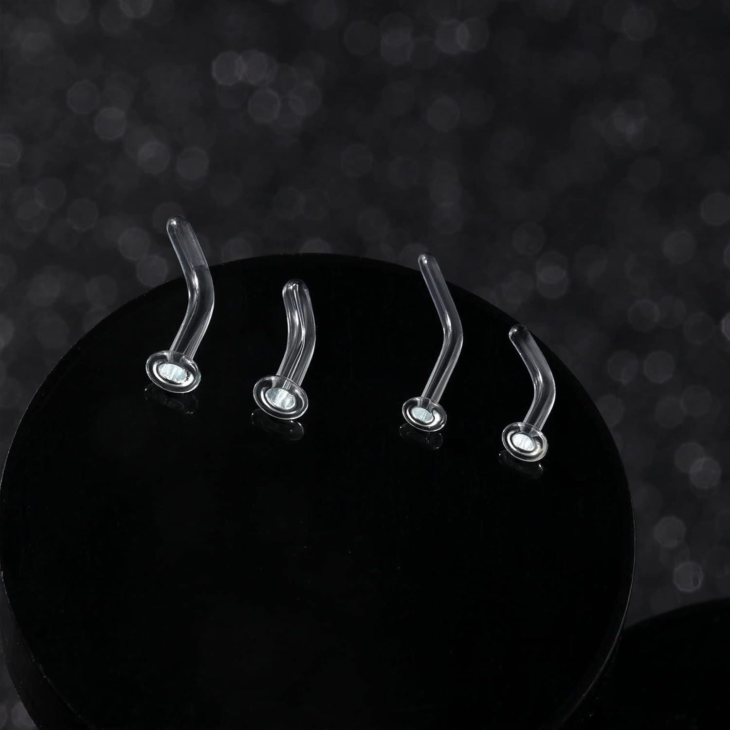 Retenedor de Cartílago de Vidrio COCHARM 14g 9mm Curvado