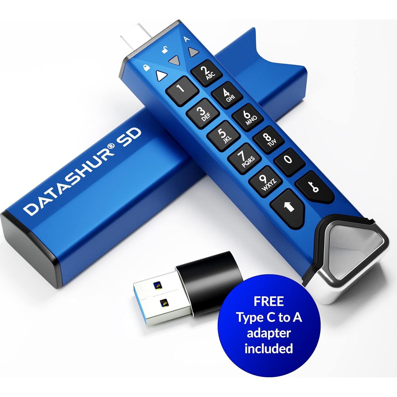 Paquete de 2 Unidades iStorage datAshur SD USB Encriptada 32GB