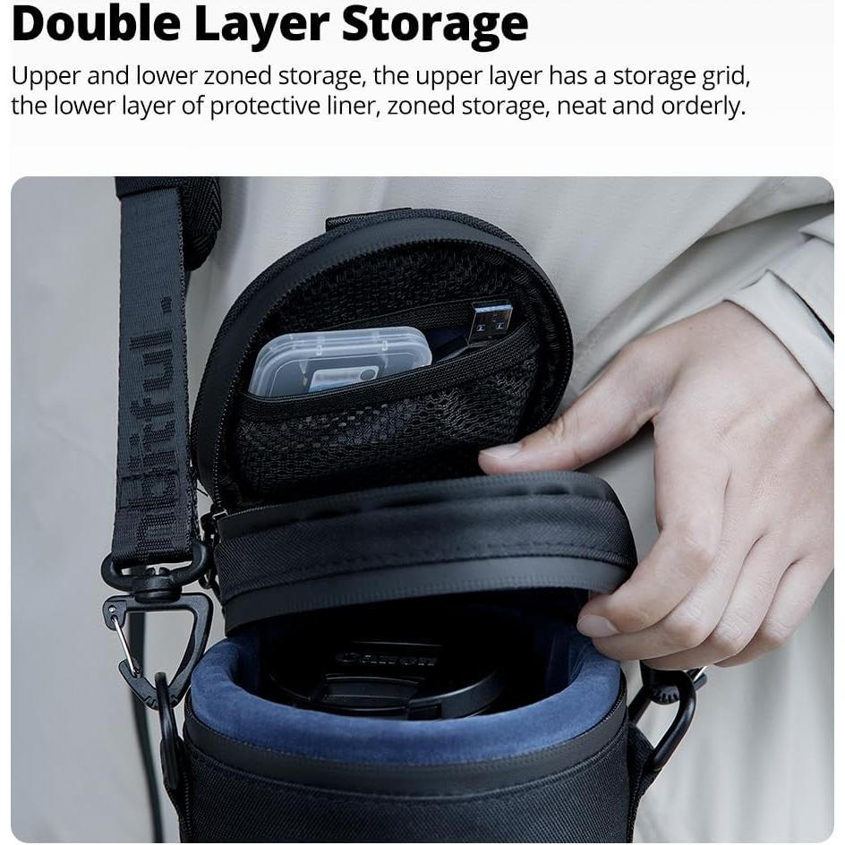 Funda de Lente AMBITFUL SLP4 para Cámara DSLR 100x165mm