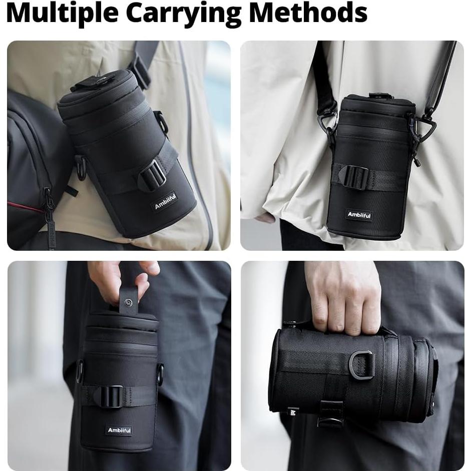 Funda de Lente AMBITFUL SLP4 para Cámara DSLR 100x165mm