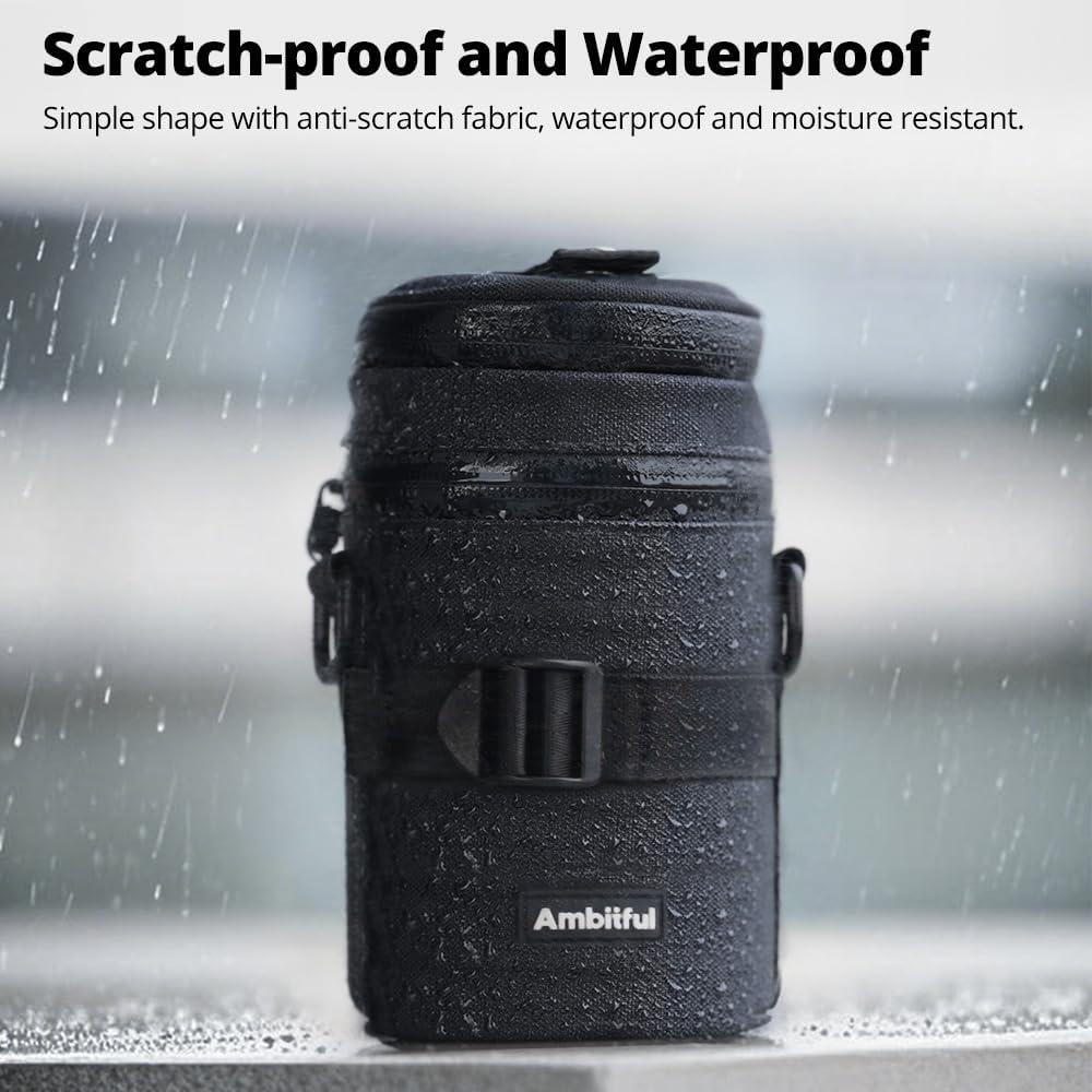 Funda de Lente AMBITFUL SLP4 para Cámara DSLR 100x165mm
