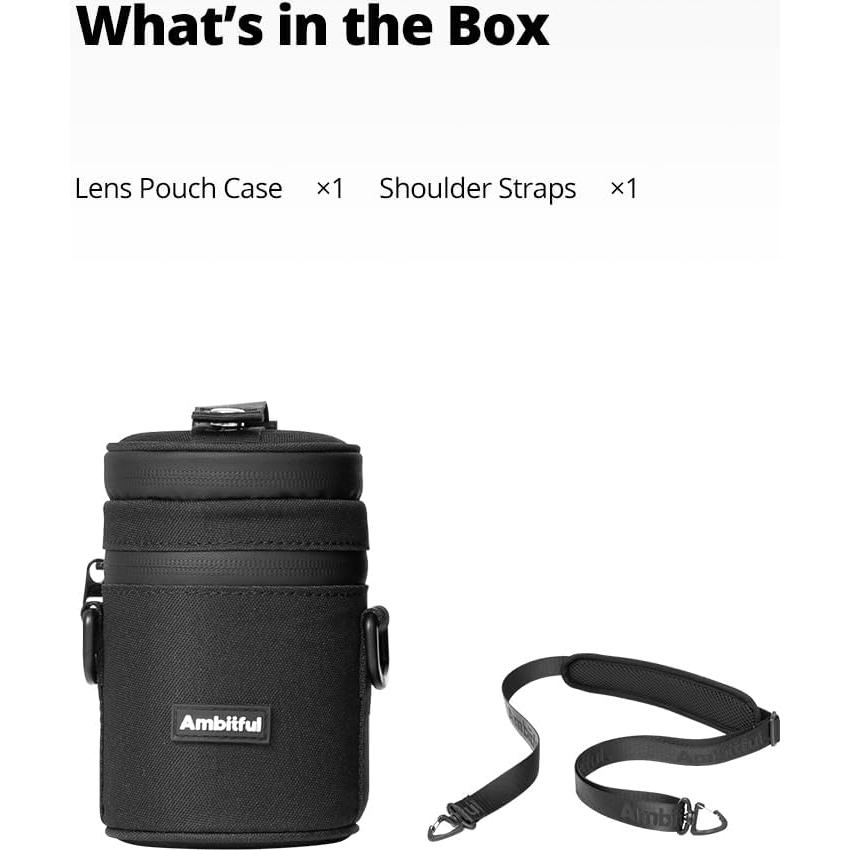 Funda de Lente AMBITFUL SLP4 para Cámara DSLR 100x165mm