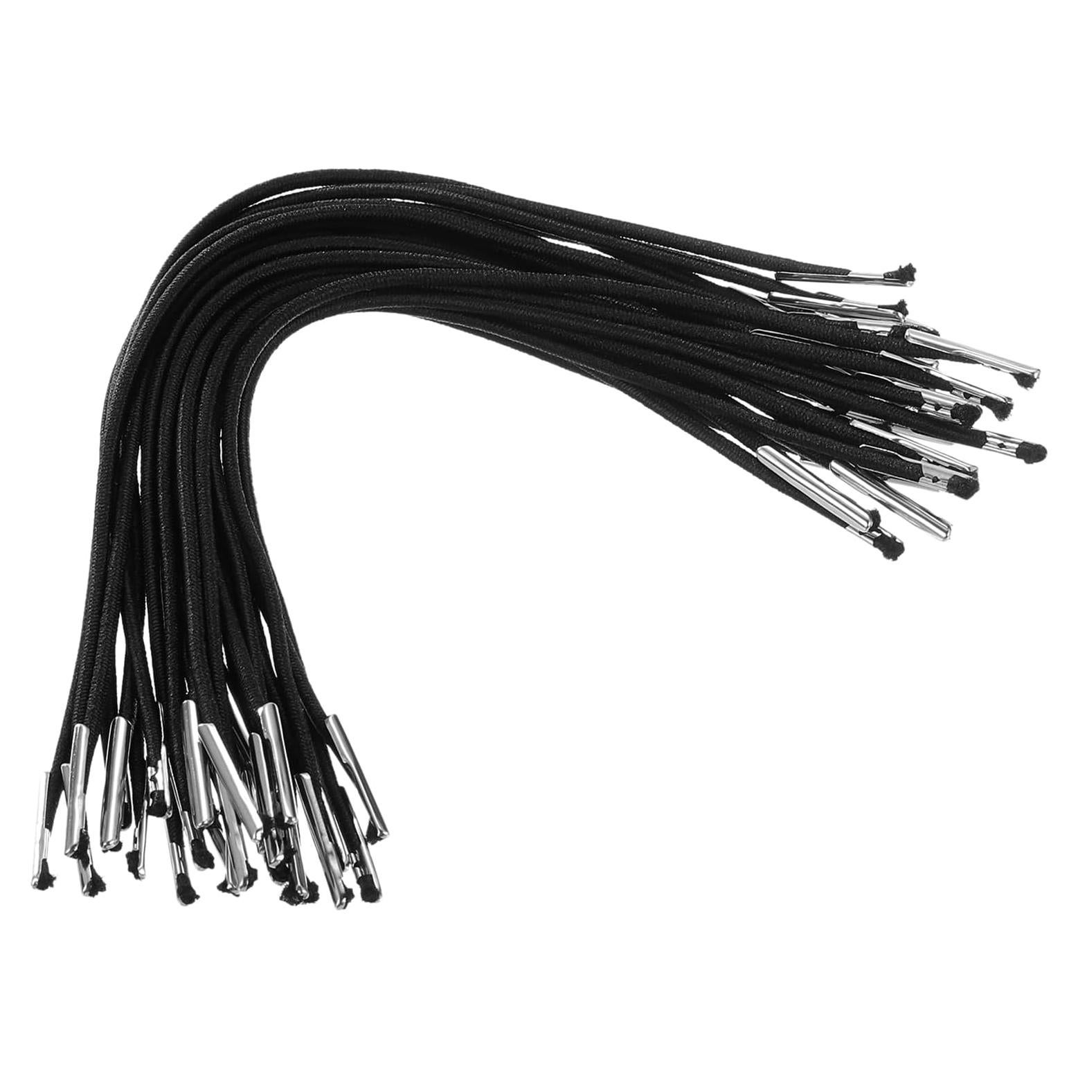 Cuerda Elástica con Púas PATIKIL 16.5cm 50 Pcs Negro