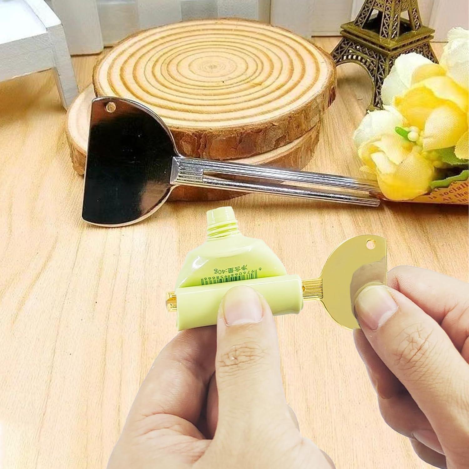 Exprimidores de Tubos de Acero Inoxidable HIQU - 3 Pcs