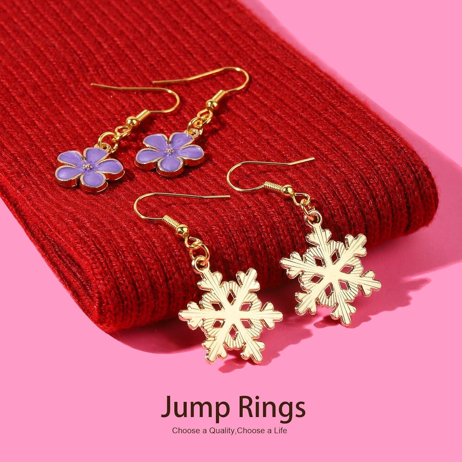 Kit de Anillas de Salto Doradas LEOBRO 968pcs Joyería DIY