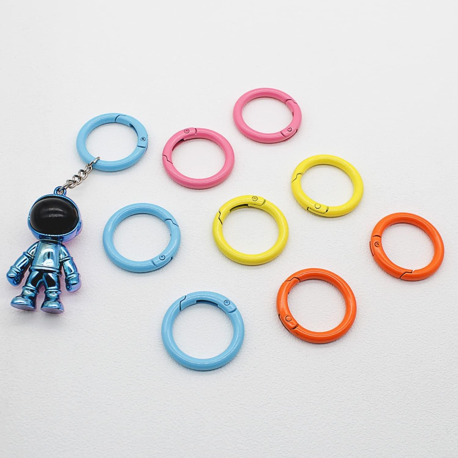 Anillos O de Resorte Metálicos NCEDFYLER JY - 12 Piezas Azul