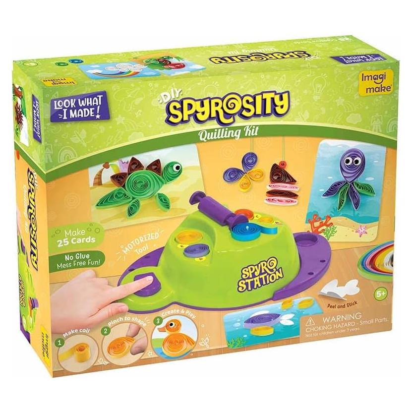 Kit de Manualidades Quill On Spyrosity para Niños 5-8 Años