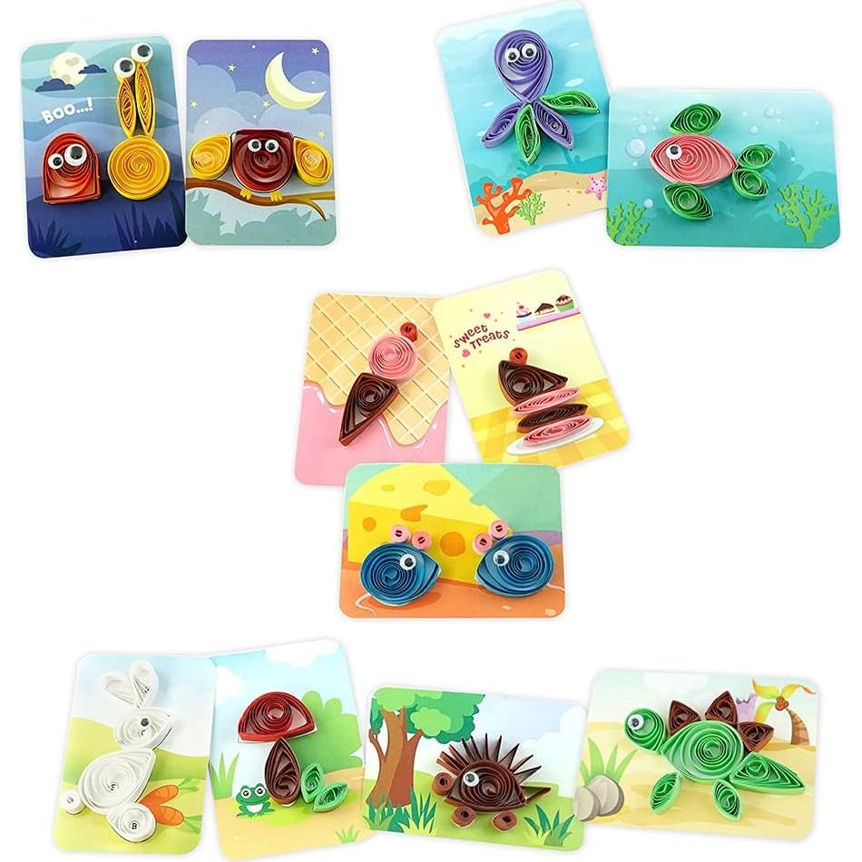 Kit de Manualidades Quill On Spyrosity para Niños 5-8 Años