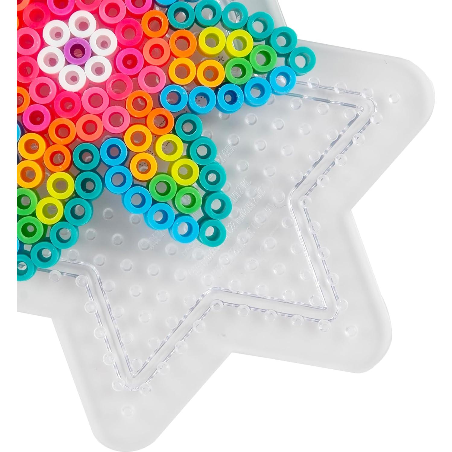 Tableros de Perler Assortidos - 5 Tableros Claros y Papel