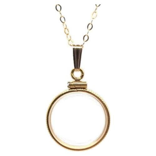 Locket vacío 18mm oro 14k hecho a mano con destornillador gratis