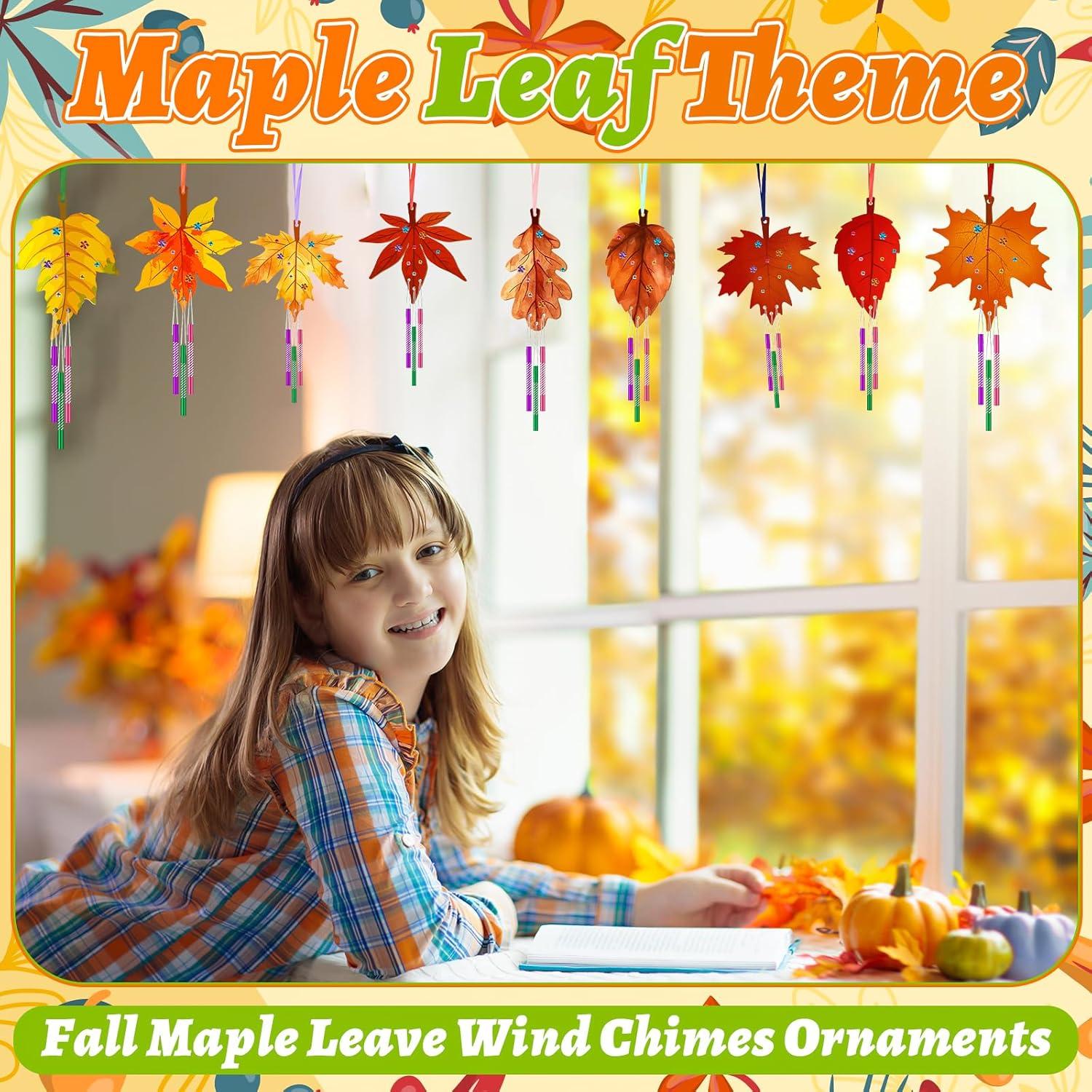 Kit de Campana de Viento de Madera Sealmic Otoño 27 Tubos