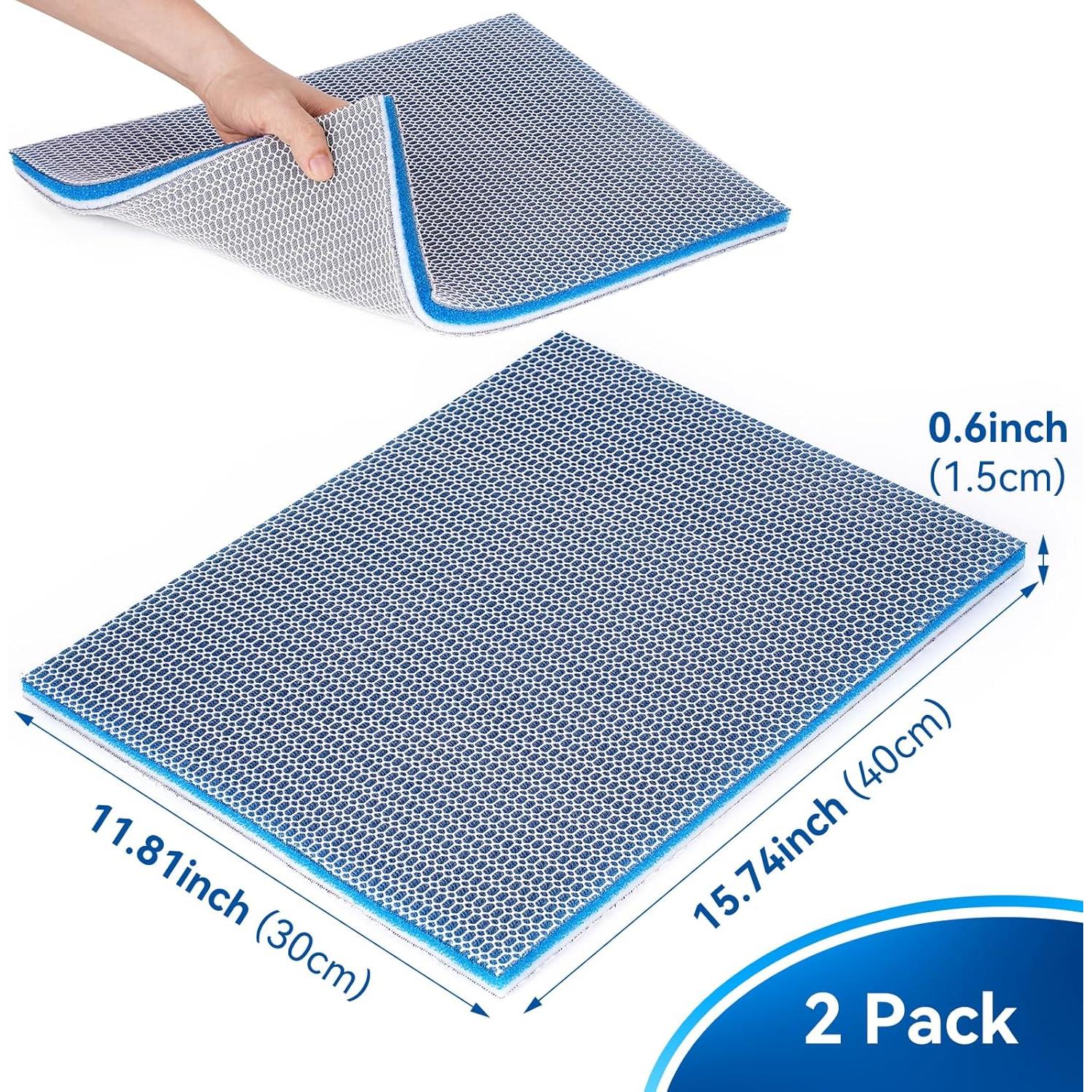 Esponja de Filtro de Acuario Borlech 40x30cm 2 Paquetes