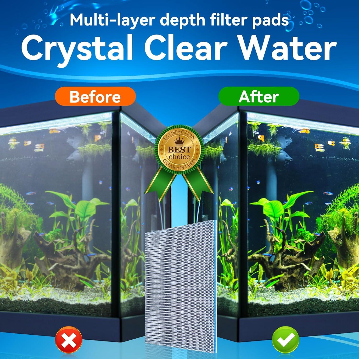 Esponja de Filtro de Acuario Borlech 40x30cm 2 Paquetes