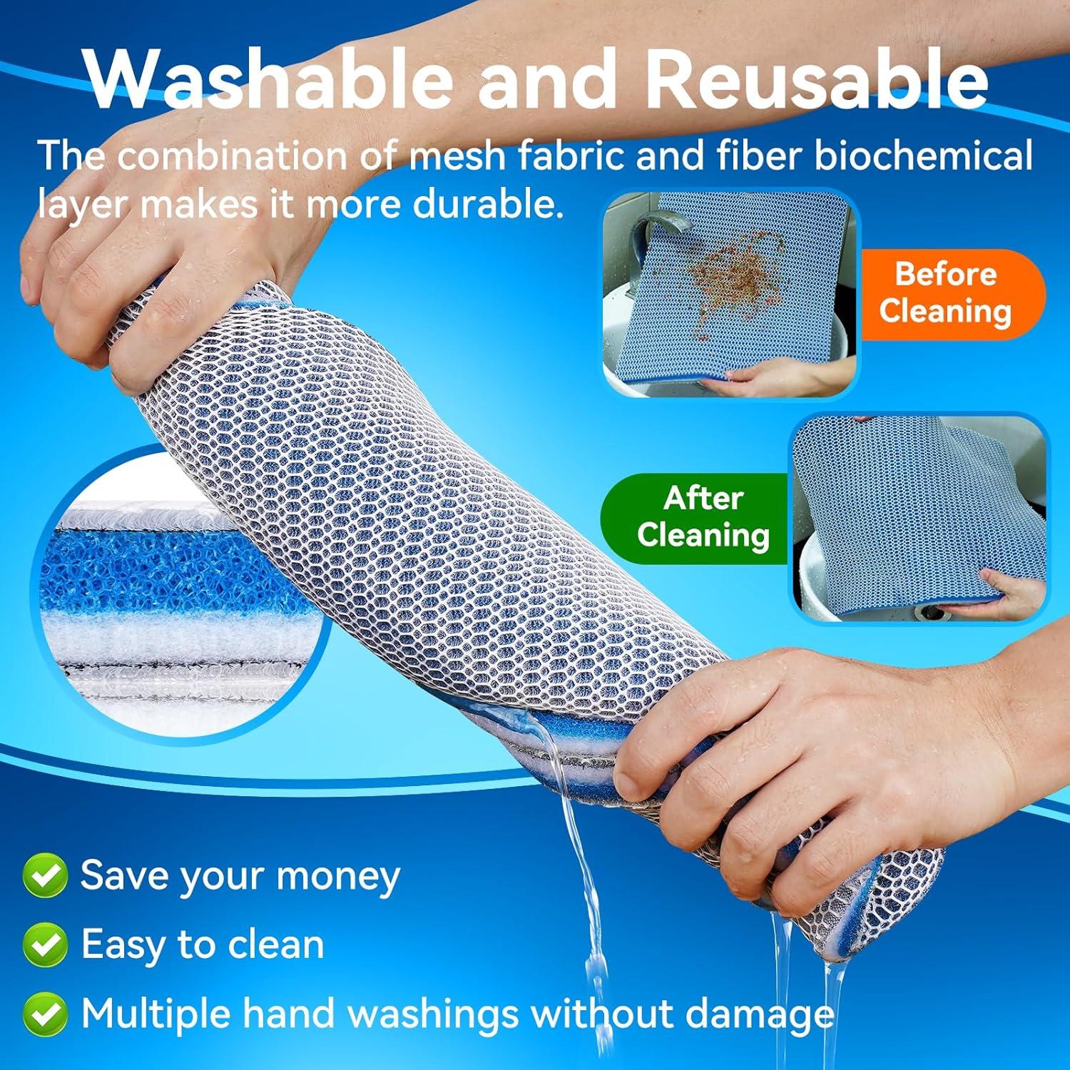 Esponja de Filtro de Acuario Borlech 40x30cm 2 Paquetes