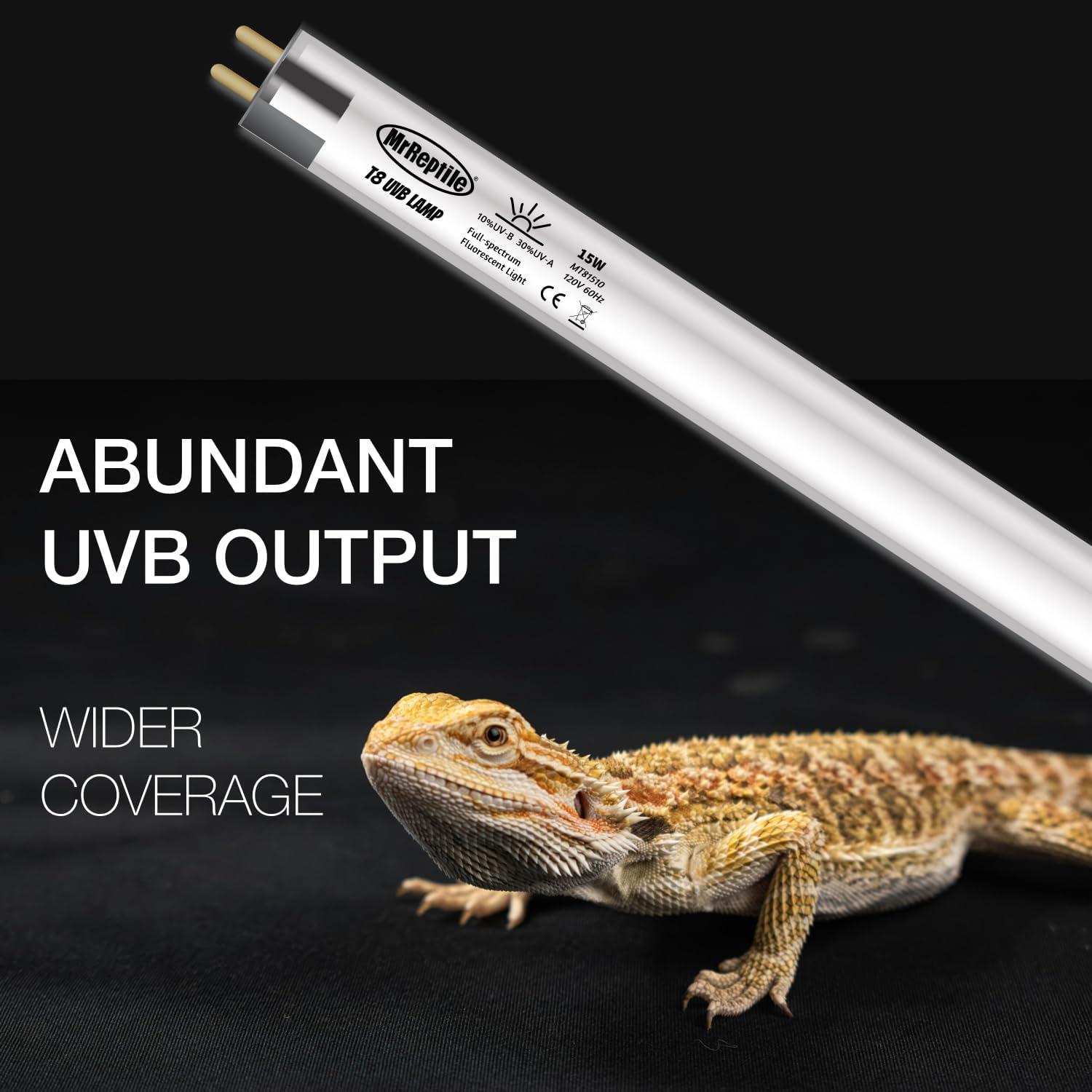 Bombilla UVB T8 15W MrReptile para Reptiles 45.72 cm