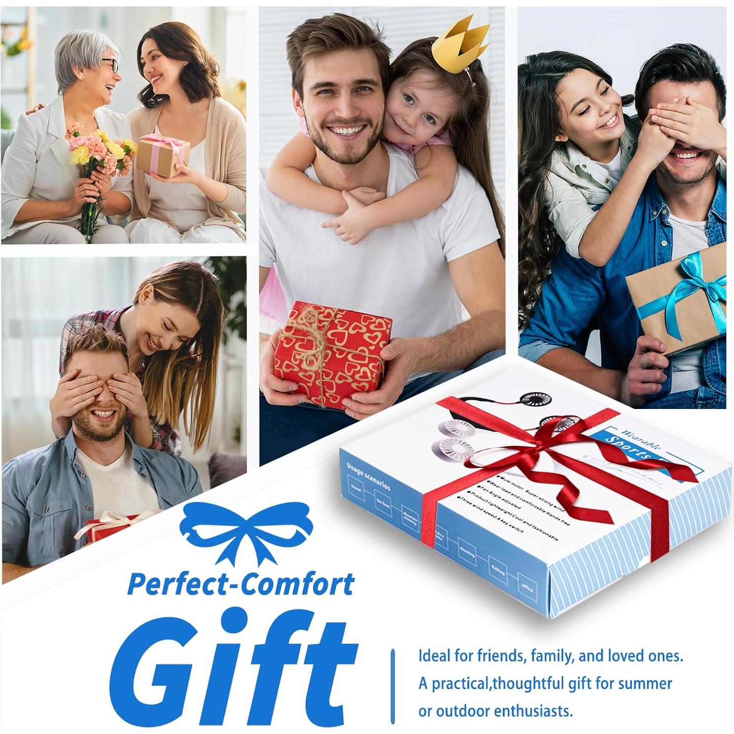 Ventilador de Cuello Shuangjishan Recargable 2000mAh 360°