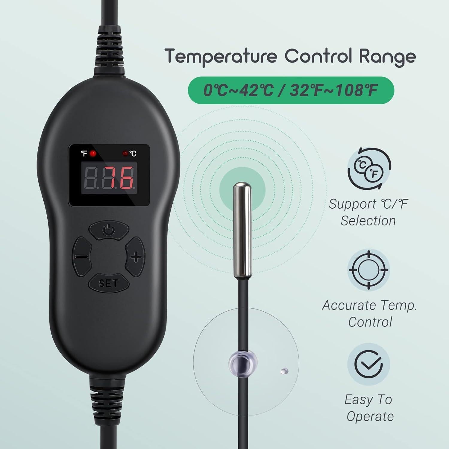 Almohadillas Térmicas LUXBIRD 2 Paquetes 30W 25.4x52.7cm